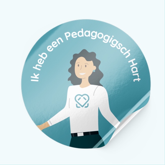 Pedagogisch Hart Sticker